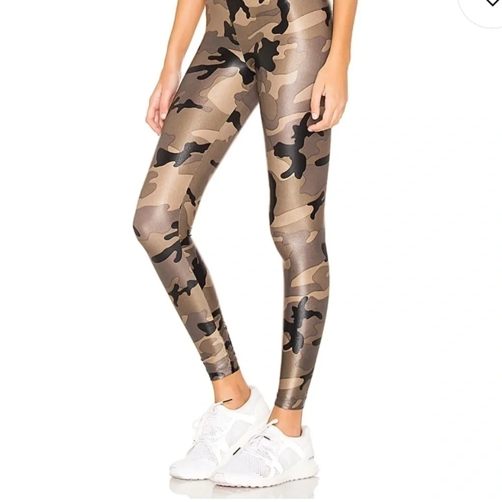 Koral Lustrous High Rise Leggings In Camo Size S